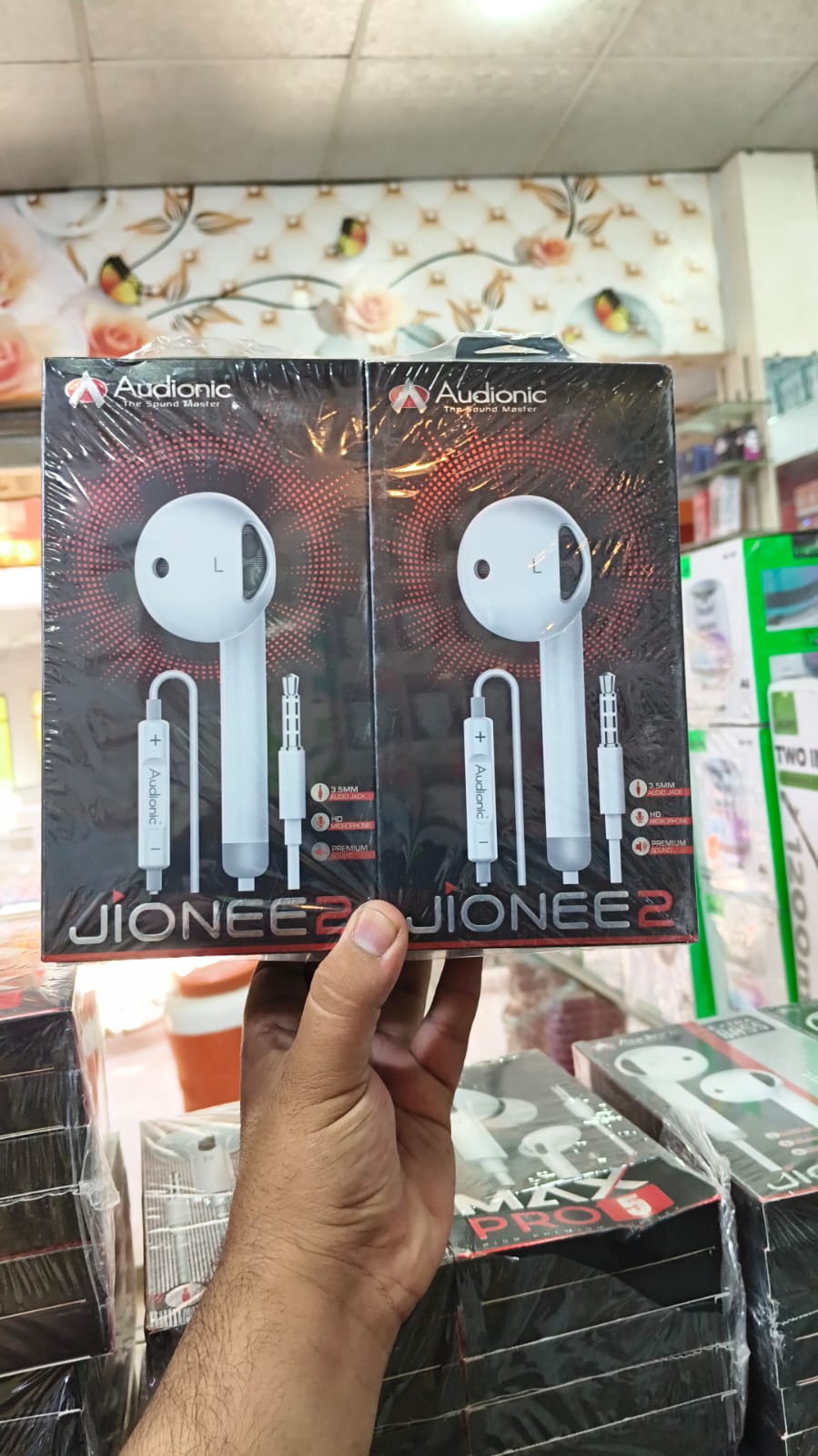 Audionic JIONEE 2 Wired Earphones – High-Fidelity Sound with Extra Bass & HD Mic