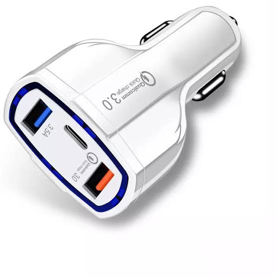 Moden Kate 55W PD Car Charger – Dual USB Fast Charging Adapter (MCC-048)