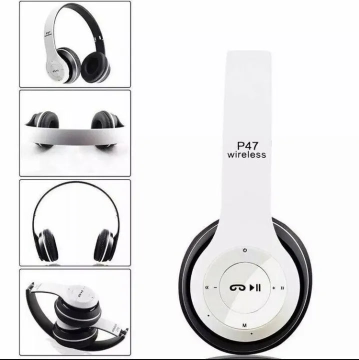 P47 4.2+EDR Wireless Headphones – Foldable & Rechargeable