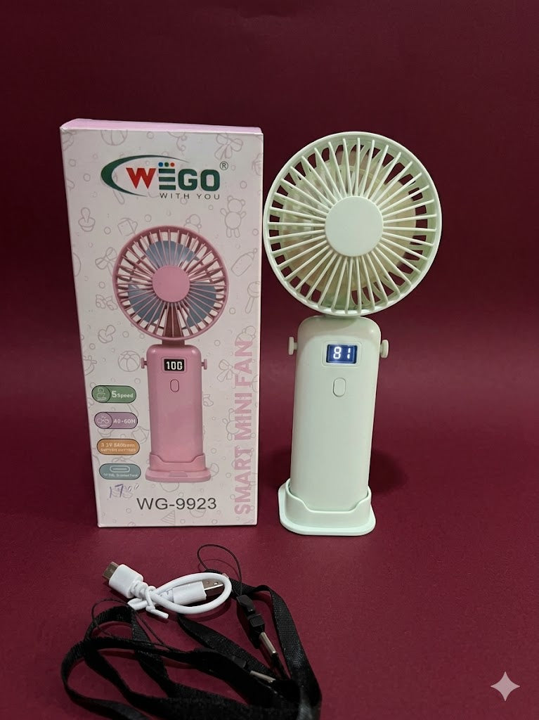 WEGO Smart Mini Fan (Model: WG-9923)