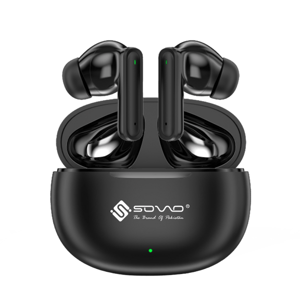 1 YEAR WARRANTY SOVO DIVO Series SBT-901 True Wireless Earbuds – Lossless Sound Quality, Bluetooth 5.4, 20H Playtime 1 YEAR WARRANTY