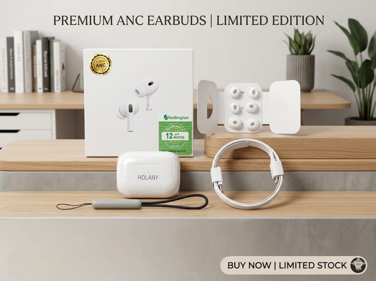 ANC Wireless Earbuds AND Pouch Free – Noise Cancellation | HD Sound | Long Battery | Fast Charging Case |  Pouch Free